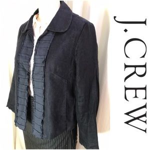 J Crew Navy Linen Jacket